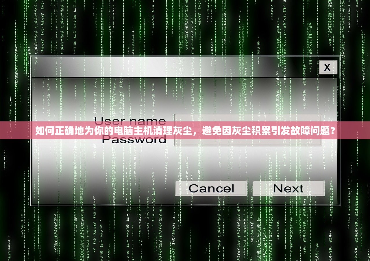 如何正确地为你的电脑主机清理灰尘，避免因灰尘积累引发故障问题？